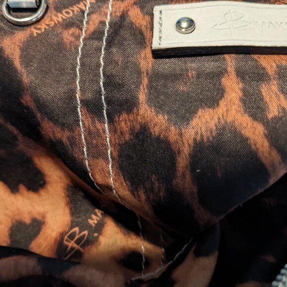 White Leather Bag B Makowsky Very Nice & Chic - Picture 8 of 8